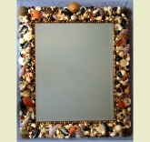 Cousins Island, Maine Border with Crest, 22" x 26"